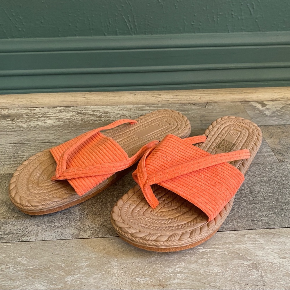 Cute coral sandals